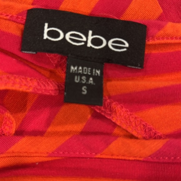 NWOT Bebe open back striped maxi dress. - Picture 6 of 8